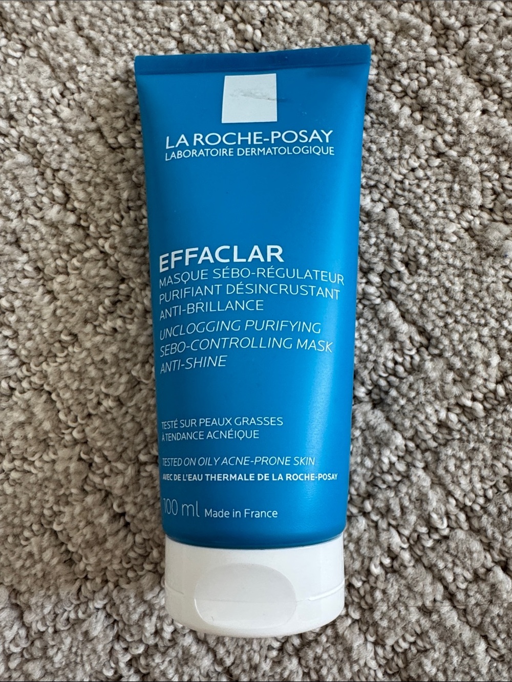 La Roche-Posay Effaclar Purifying Sebo-Control Mask 100 mL New